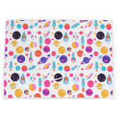 AI Generated Space Patterned Gift Bag Groot Cadeauzakje (Voorkant)