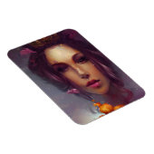 AI genereerde kunst van een godin met tatertots Magneet (Rechterzijde)