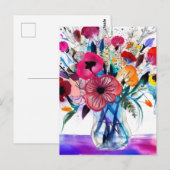 AI genereerde prachtige bloemen Briefkaart (Voorkant / Achterkant)