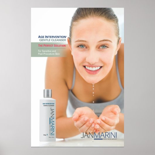 AI Gentle Cleanser 24x36" Poster (Voorkant)