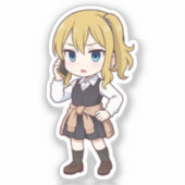 Ai Hayasaka Chibi Secret Maid Style Sticker (Voorkant)