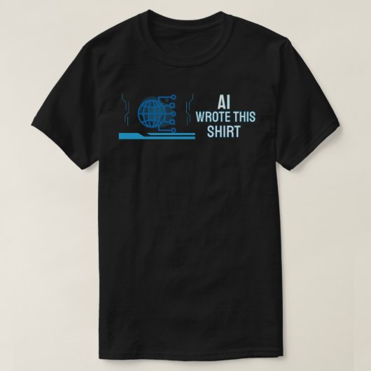 AI heeft dit shirt geschreven (Design voorkant)