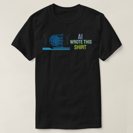 AI heeft dit shirt geschreven (Design voorkant)
