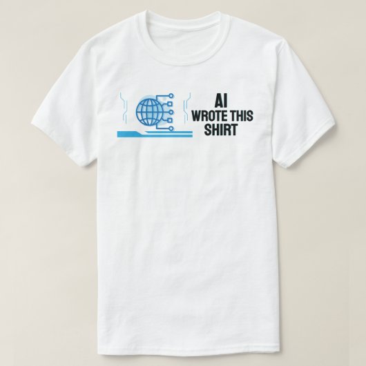AI heeft dit shirt geschreven (Design voorkant)