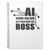AI heeft mijn baan gestolen, dus ik werd de baas Notitieboek (Voorkant)