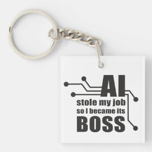 AI heeft mijn baan gestolen, dus ik werd de baas Sleutelhanger