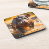 Ai Hippo Bier Onderzetter (Linkerzijde)