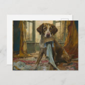 AI-hond vernietigd Briefkaart (Voorkant / Achterkant)