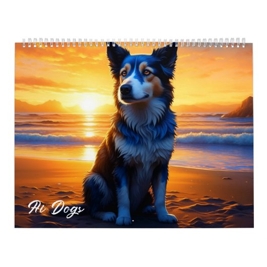 AI Honden | SCHATTIGEE PUPPIES Kalender (Hoes)