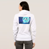 Ai Hoodie Kunstmatige intelligentie ontwerp (Achterkant volledig)