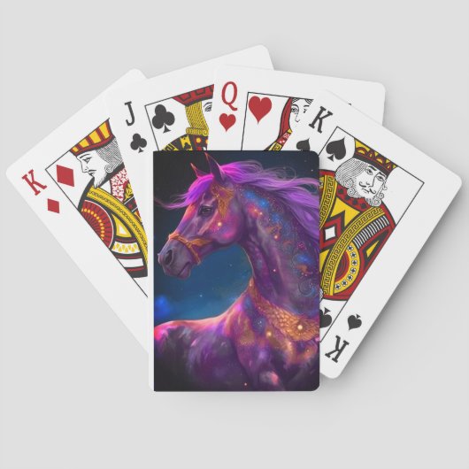 AI Horse Art Pokerkaarten (Achterkant)