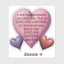 AI houdt van elkaar Vinyl Sticker Decal