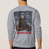 AI I Draag Christmas Well Mannen Sweatshirt (Achterkant)
