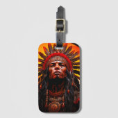 Ai Indian Bagagelabel (Voorkant (verticaal))