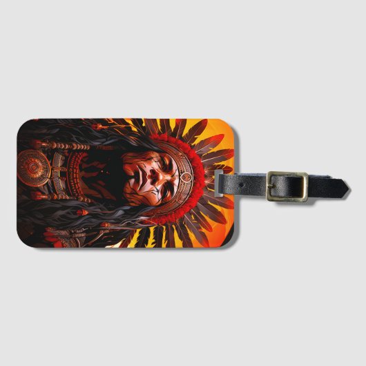 Ai Indian Bagagelabel (Voorkant (horizontaal))