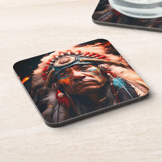 Ai Indian Bier Onderzetter (Linkerzijde)