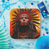 Ai Indian Papieren Bordje (Feest)