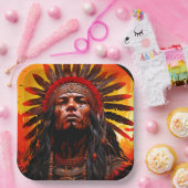 Ai Indian Papieren Bordje (Feest)