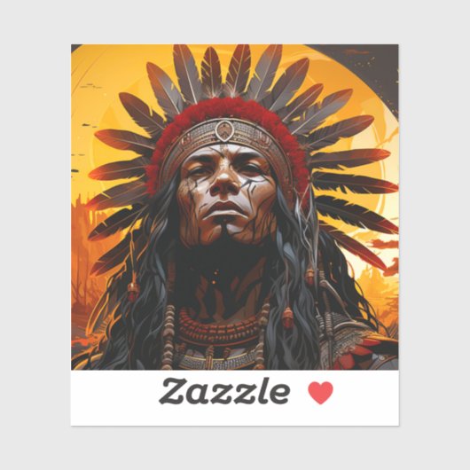 Ai Indian Sticker (Vel)