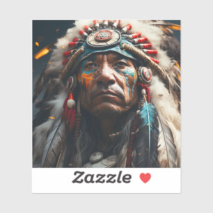 Ai Indian Sticker