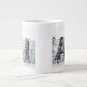 AI Industriële Lettervorm Architectuur Kunst Grote Koffiekop