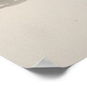 AI Inkttekening landschap Poster (Hoek)