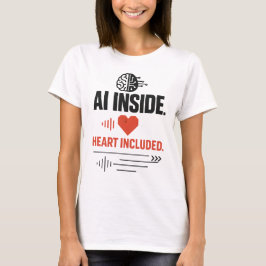 AI Inside Heart T-Shirt