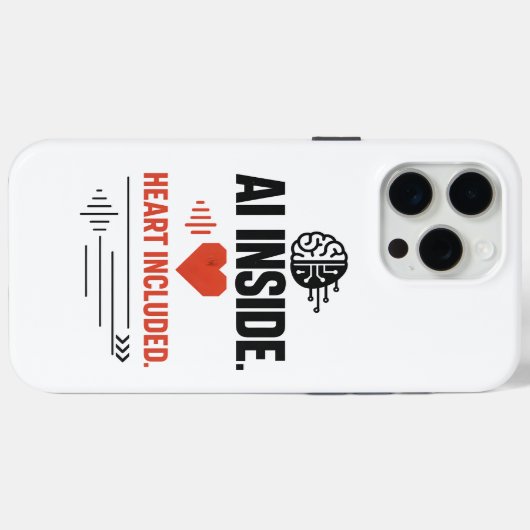 AI Inside iPhone Case (Achterkant (horizontaal))