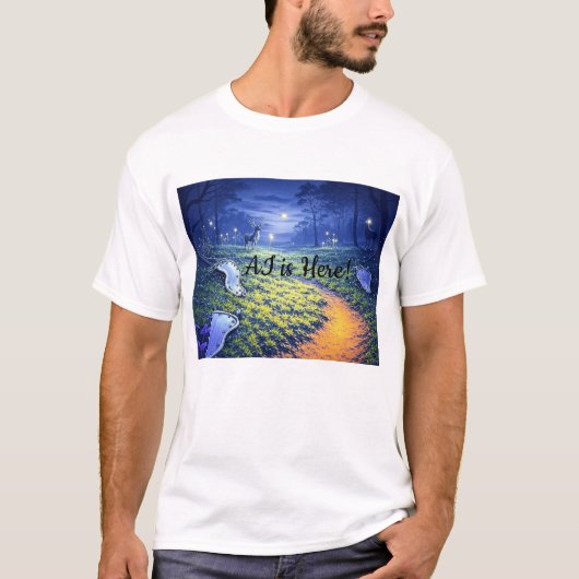 AI is hier een T-shirt (Voorkant)