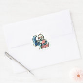 AI Is Your Friend Sticker 4 Mensen Die Van ChatGPT (Envelop)