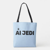 AI Jedi™ Boodschappentas Tote Bag (Achterkant)
