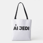 AI Jedi™ Boodschappentas Tote Bag (Achterkant)