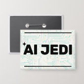 AI Jedi™ Knop Button (Voorkant / Achterkant)