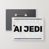 AI Jedi™ Knop Button (Voorkant / Achterkant)