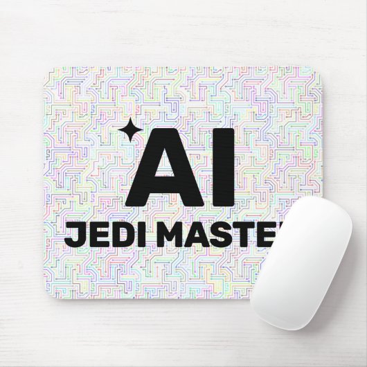 AI Jedi Master™ Mouse Pad (Customize It!) Muismat (Met muis)