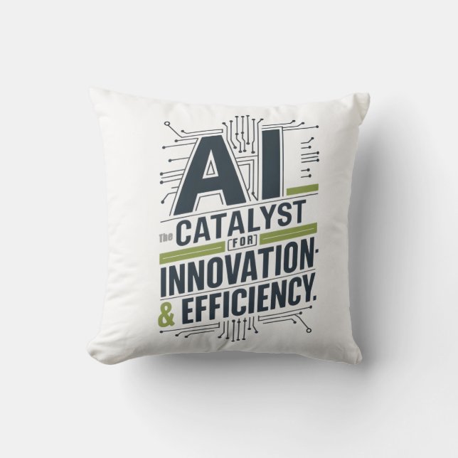 AI – katalysator voor innovatie en efficiëntie Kussen (Voorkant)