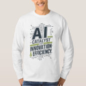 AI – katalysator voor innovatie en efficiëntie T-shirt (Voorkant)