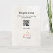 Ai-kerstkaart Kaart (Achterkant)