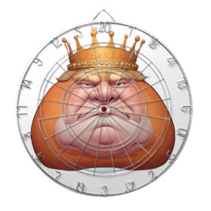 AI Koning Trump Blob Dartbord