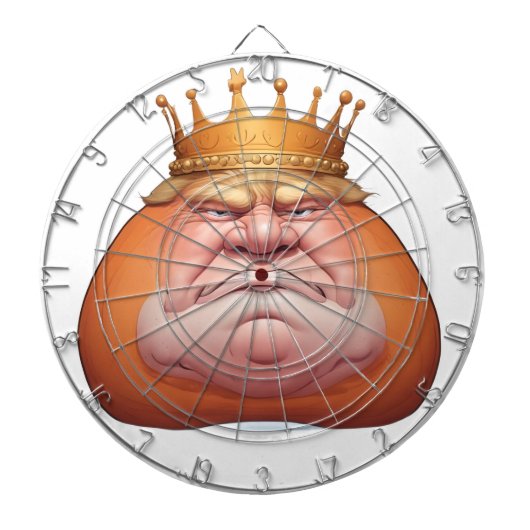 AI Koning Trump Blob Dartbord (Voorkant)