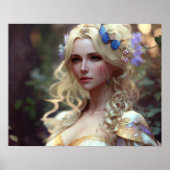 AI kunst Beauty en Mode Model Poster (Voorkant)