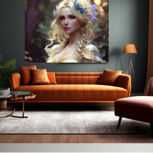 AI kunst Beauty en Mode Model Poster