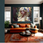 AI kunst Beauty en Mode Model Poster