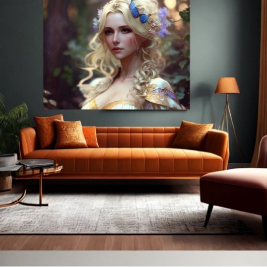 AI kunst Beauty en Mode Model Poster