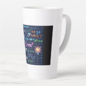 AI Kunst Fysica E=mc² Science Latte Mok - Space Ga (Rechterhoek)