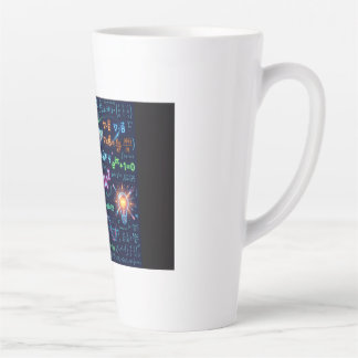 AI Kunst Fysica E=mc² Science Latte Mok - Space Ga