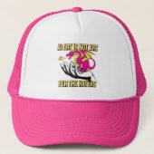 AI-kunst is geen kunst per de drakenhaters Trucker Pet (Voorkant)