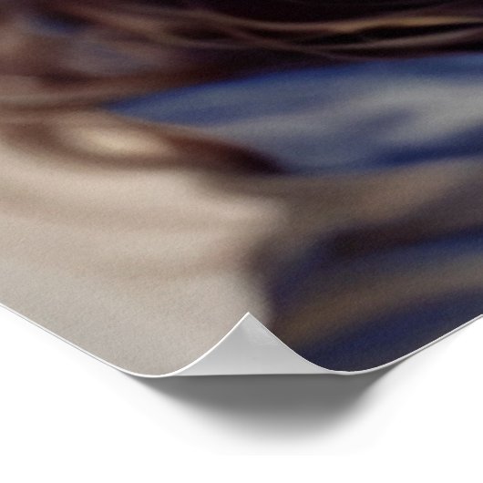 AI kunst Jezus Christus - Beschermer Poster (Hoek)