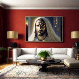AI-kunst - Jezus Christus Poster