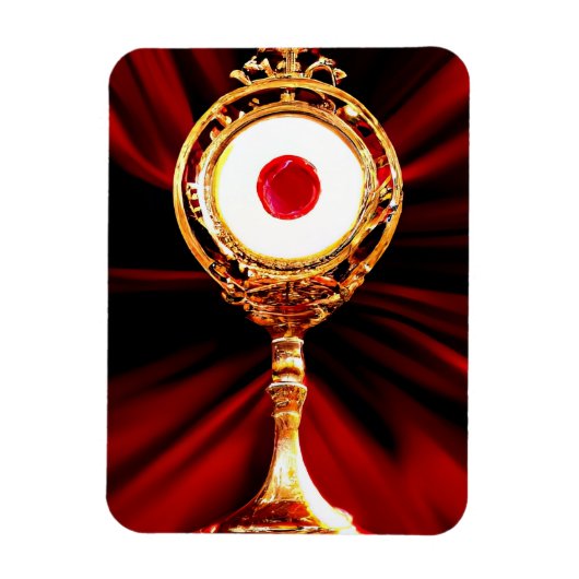 AI Kunst van een Eucharistisch wonder Magneet (Verticaal)